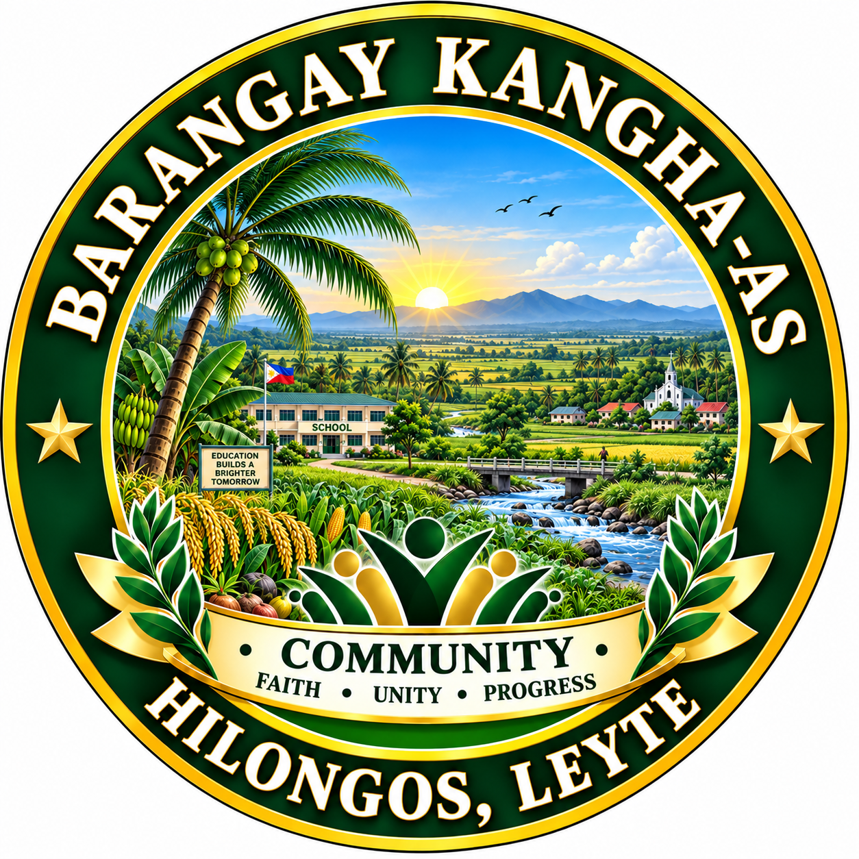 Barangay Kangha-as logo
